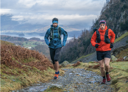 Trail Runners at the 13 Valleys Challenge Event in the Lake District, Cumbria